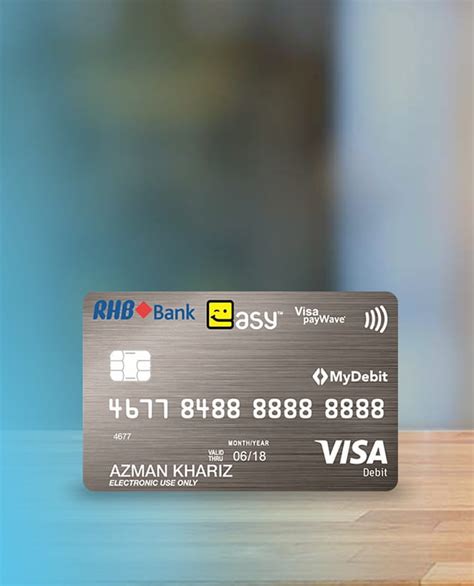 rhb bank easy smart debit card|RHB debit card price.